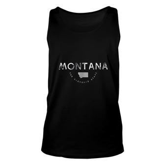 Montana The Treasure State Unisex Tank Top | Mazezy