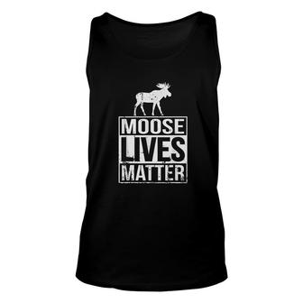 Moose Lives Matter Gift Unisex Tank Top - Thegiftio