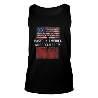 Morocco Flag Moorish American Flag Unisex Tank Top | Mazezy