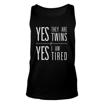 Mother's Day For Mom Or Dad Of Twins Unisex Unisex Tank Top | Mazezy