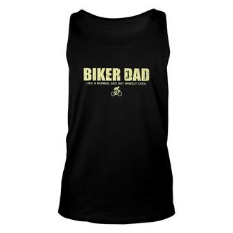 Mountain Biking Dad Unisex Tank Top | Mazezy