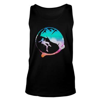 Mountaineering Mountain Bouldering Climbing Lover Gift Unisex Tank Top | Mazezy