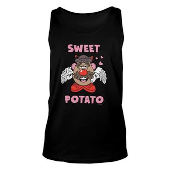 Mr Potato Head Valentine's Day Cupid Sweet Potato Unisex Tank Top | Mazezy