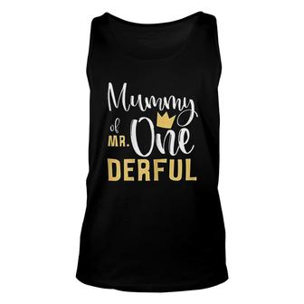 Mummy Of Mr One Derful Mummy 30th Birthday Mothers Day Unisex Tank Top - Seseable