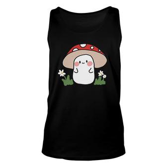 Mushroom Picker Cute Red Toadstool Mushroom Unisex Tank Top | Mazezy