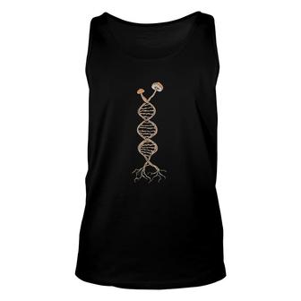 Mushrooms Is In My Dna Unisex Tank Top | Mazezy