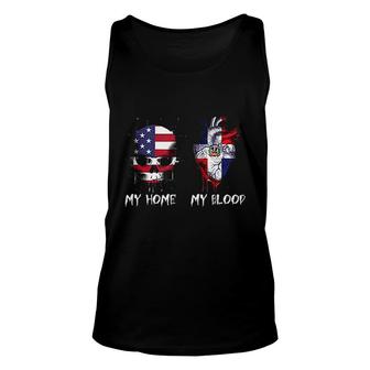 My Home My Blood Dominican Republic Unisex Tank Top | Mazezy