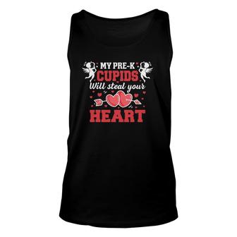 My Pre-K Cupids Will Steal Your Heart Love Valentine's Day Unisex Tank Top | Mazezy