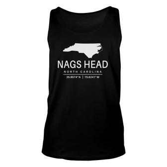 Nags Head Nc Obx Gifts Outer Banks Souvenirs Unisex Tank Top | Mazezy
