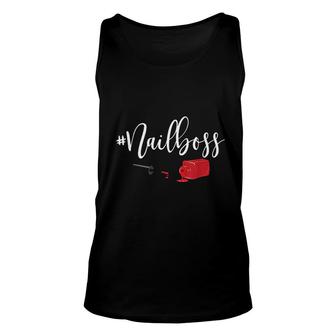 Nail Boss Nail Tech Polish Unisex Tank Top | Mazezy