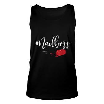Nail Boss Nail Tech Polish Unisex Tank Top | Mazezy