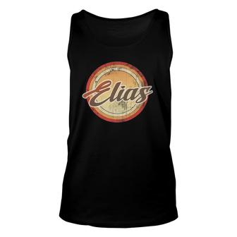 Name Elias Vintage Funny Personalized Gift Unisex Tank Top | Mazezy