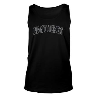 Nantucket Massachusetts Ma Vintage Sports Navy Tank Top | Mazezy