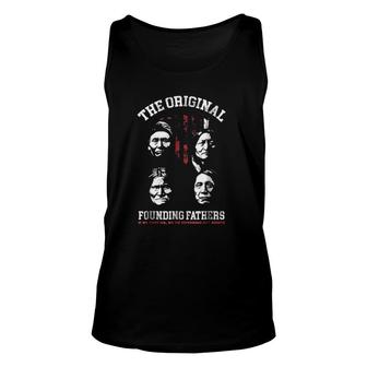 Native American The Original Founding Fathers If We Must Die We Die Defending Our Rights Tank Top | Mazezy DE