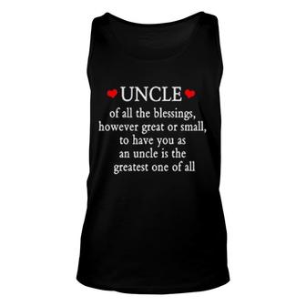 New Uncle Unisex Tank Top | Mazezy