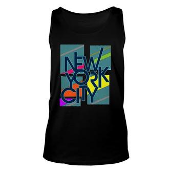 New York City Tee , Urban Nyc Fashion Graphic Style Unisex Tank Top | Mazezy