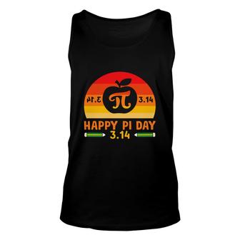 Nice Design For Happy Pi Day Colorful Unisex Tank Top - Thegiftio UK
