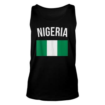 Nigeria Nigerian Flag Travel Souvenir Nigeria Flag Unisex Tank Top | Mazezy CA