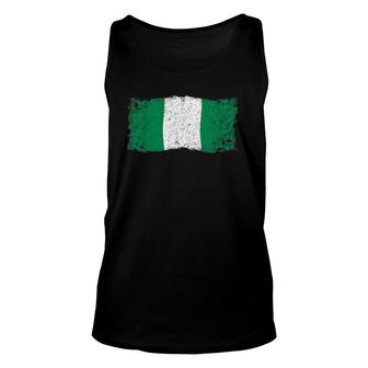 Nigeria Nigerian Vintage National Flag Retro Unisex Tank Top | Mazezy