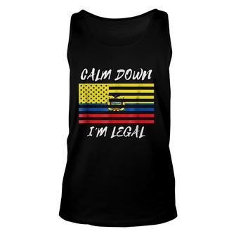 Not Illegal Ecuador America Funny Legal Immigrant Unisex Tank Top - Thegiftio