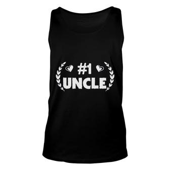 Number One Uncle Unisex Tank Top | Mazezy