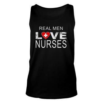 Nurse Husband Real Men Love Nurses Unisex Tank Top | Mazezy