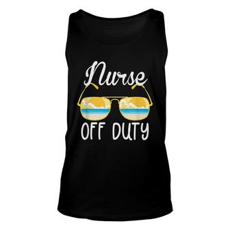 Nurse Off Duty 2022 Spring Break Summer Vacation Beach Trip Unisex Tank Top - Thegiftio