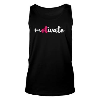 Womens Occupational Therapy Ot Motivate Occupational Therapist Tank Top | Mazezy