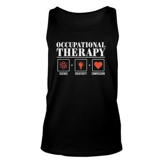 Occupational Therapist Cute Icon Ot Assistant Therapy Gift Unisex Tank Top | Mazezy