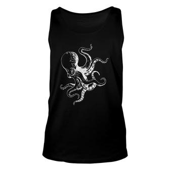 Octopus Animal Print Ocean Lovers Unisex Tank Top | Mazezy