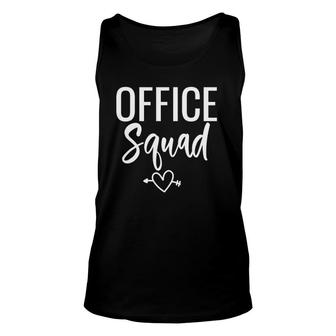 Office Squad Administrative Assistant School Secretary Staff Tank Top | Mazezy