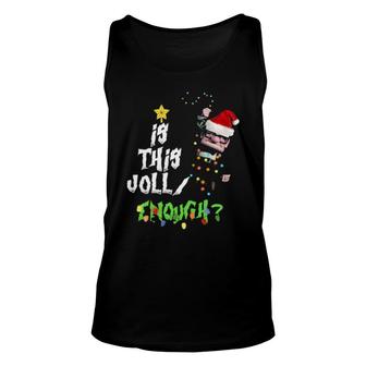 Official Carl Fredricksen Santa Is This Jolly Enough Christmas Tank Top | Mazezy