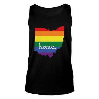Ohio Gay Pride Tee - Lgbt Rainbow Home State Unisex Tank Top | Mazezy