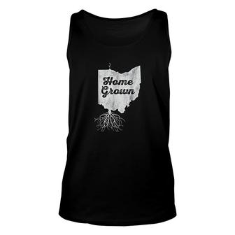 Ohio Home Grown Roots Oh State Pride Unisex Tank Top | Mazezy