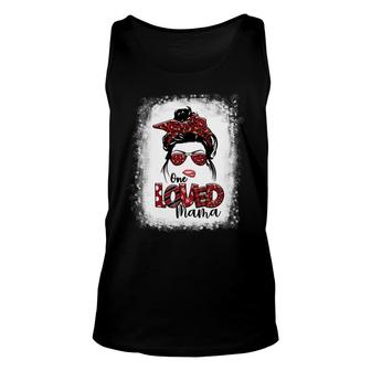 One Loved Mama Sending Love For My Mother Bleached Mom Unisex Tank Top - Thegiftio UK