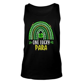 One Lucky Para - Funny Family St Patrick's Day Gift Unisex Tank Top | Mazezy