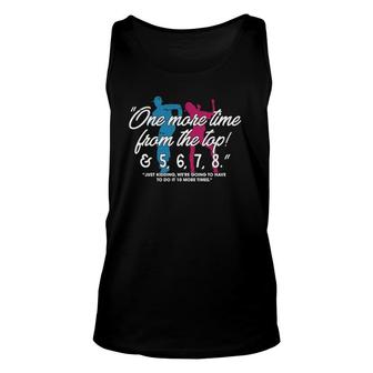 One More Time From Top 5 6 7 8 Fun Dance Teacher Unisex Tank Top | Mazezy
