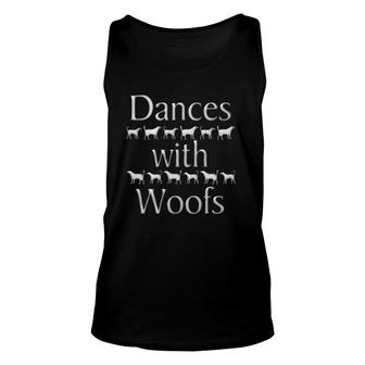 Original Dances With Woofs - Best Dog Lover Design Ever Unisex Tank Top | Mazezy