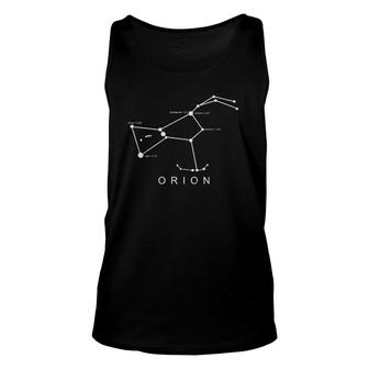 Orion Constellation Astronomy Lover Stargazing Unisex Tank Top | Mazezy