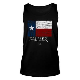Palmer Tx Texas Flag City State Gift Unisex Tank Top | Mazezy