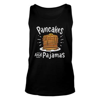 Pancakes Pajamas Slumber Party Gift Unisex Tank Top | Mazezy