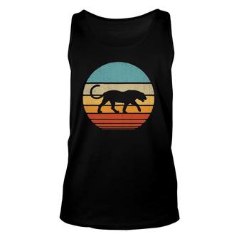 Panther Vintage 60S 70S Retro Gifts Animal Lover Women Men Unisex Tank Top | Mazezy