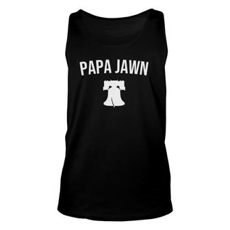 Papa Jawn Philadelphia For Men Philly Pride Dad Father Gift Unisex Tank Top | Mazezy