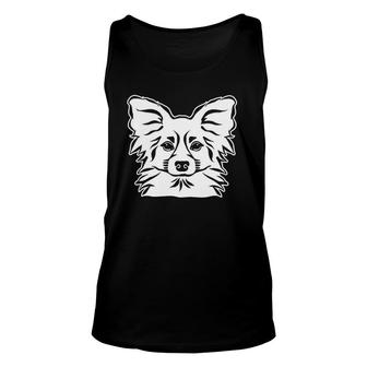 Papillon Dog Lovers Gift Unisex Tank Top | Mazezy