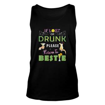 Party If Lost Or Drunk Please Return To Bestie Gifts Unisex Tank Top - Thegiftio UK
