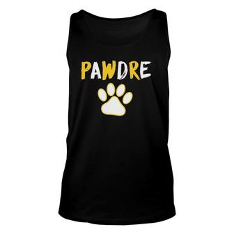 Pawdre Dog Or Cat Lover Ideas Unisex Tank Top | Mazezy