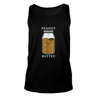 Peanut Butter Jelly Matching Couple Funny Outfits Unisex Tank Top - Seseable