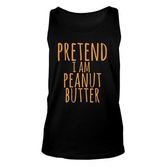 Peanut Butter Lazy Easy Halloween Costume Matching Unisex Tank Top | Mazezy
