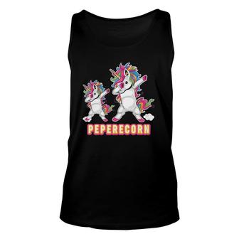 Peperecorn Pepere And Baby Unicorn Father's Day Dad Papa Daddy Tank Top | Mazezy