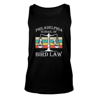 Philadelphia School Of Bird Law Vintage Bird Lover V2 Unisex Tank Top - Thegiftio UK